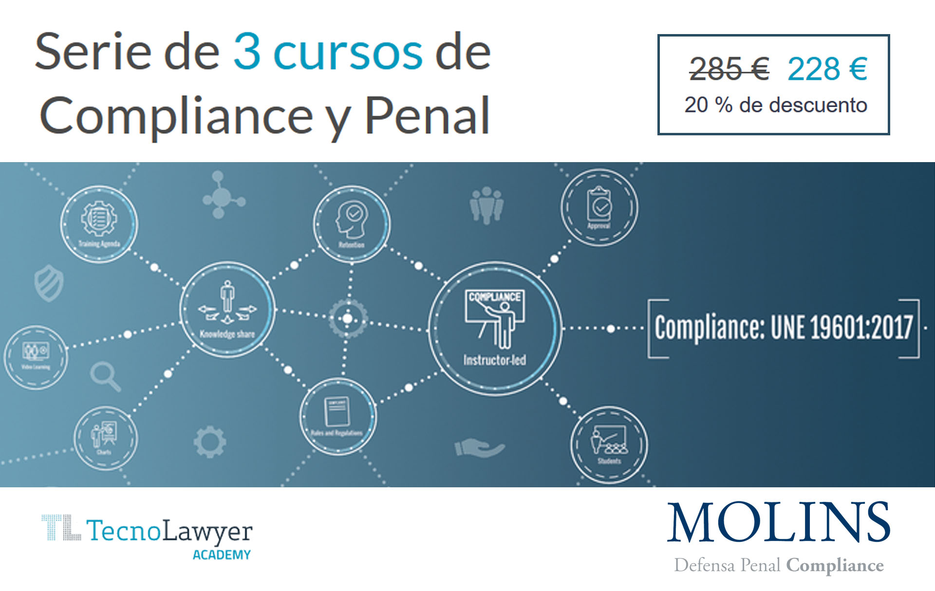 Pack de 3 cursos de Compliance y Penal